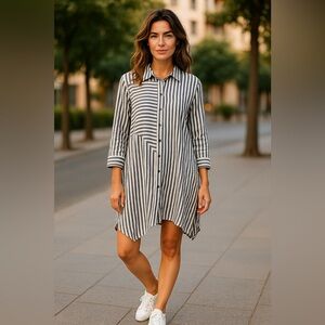 Steven Edwards Striped Tunic